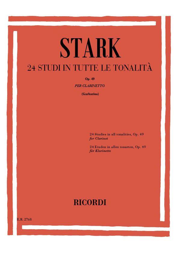 24 Studi in tutte le tonalità Op. 49 - cvičení pro klarinet